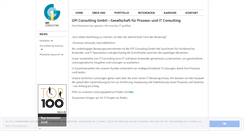 Desktop Screenshot of gpi-consulting.de
